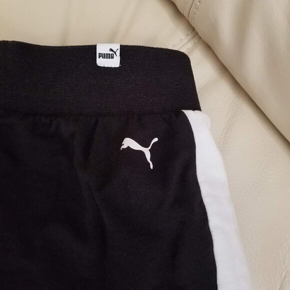 Puma Navy Pull On Elastic Waist Shorts Size Small - Picture 6 of 7